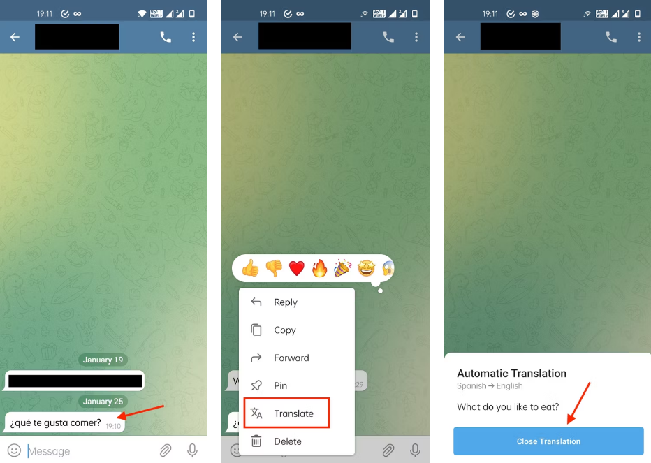 如何在 Telegram for Android 中使用翻译功能